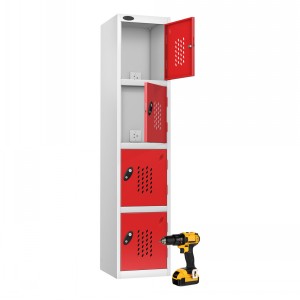 Probe Power Tool Charging Locker 4 Compartment